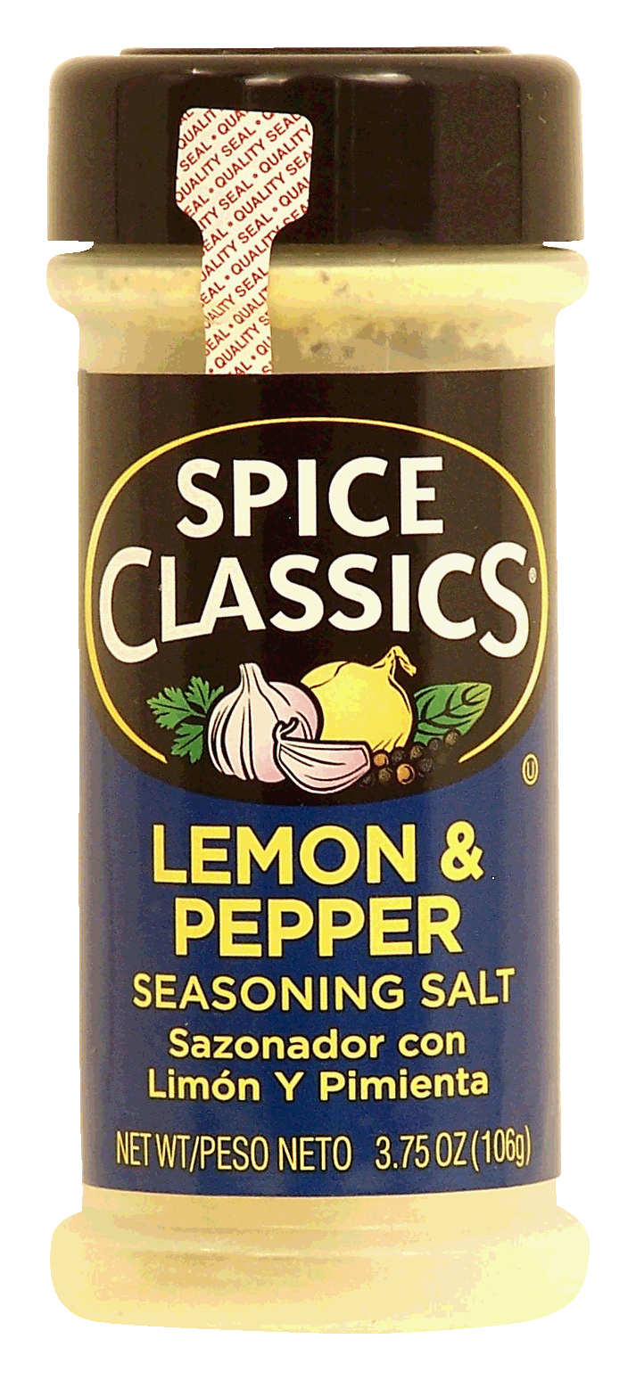 Spice Classics  lemon & pepper seasoning salt, sazonador con limon y pimienta Full-Size Picture